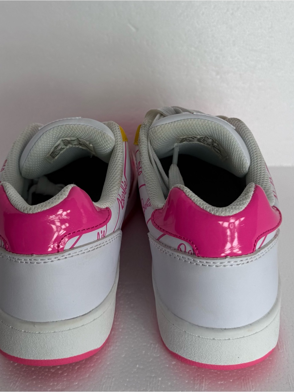 Barbie Logo Pink & Yellow Sneakers - Picture 4 of 13